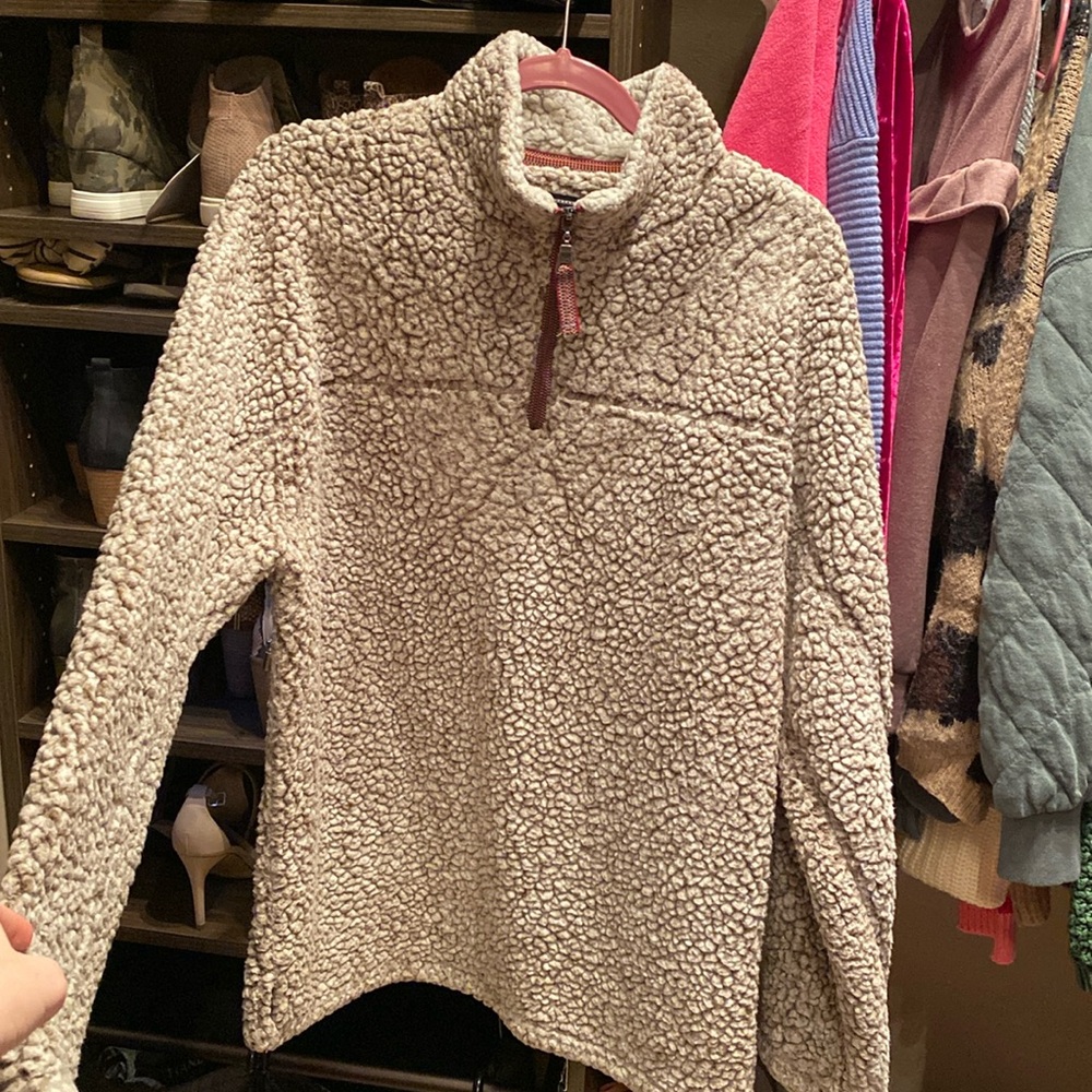 True Grit Sherpa pullover